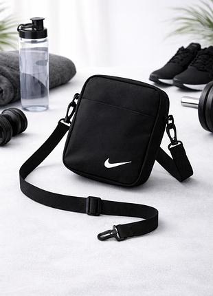 Чоловіча сумка через плече nike crossbody, компактна барсетка найк