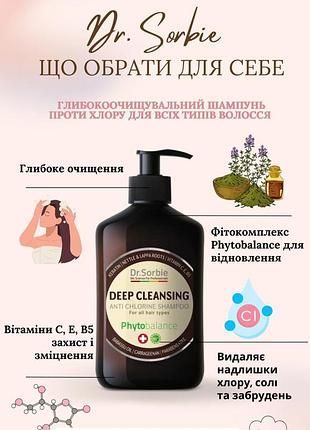 Шампунь deep cleansing dr. sorbie 2