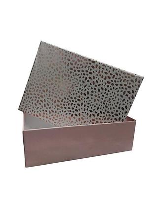 Коробка подарункова беж 21*15*6 см