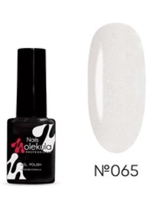 Гель-лак molekula gel polish №031 блакитно-рожевий, емаль 6 мл
