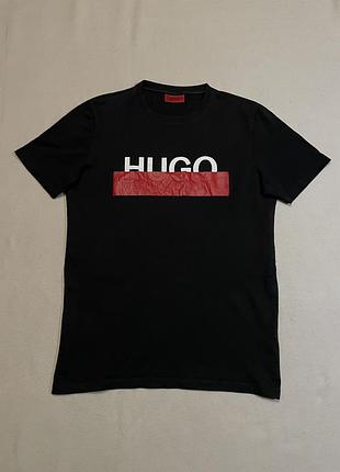 Hugo boss футболка чёрная мужская
