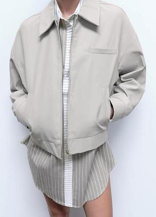 Крутий бомбер zara свіжі колекції