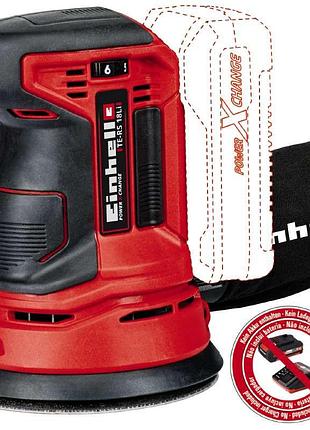 Профессиональная эксцентриковая шлифмашина einhell te-rs 18 li - solo : без акб и зарядки (4462010)_light343