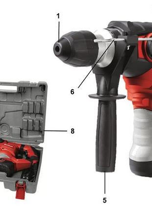 Перфоратор электрический einhell th-rh 1600 (4258478)_light343 2