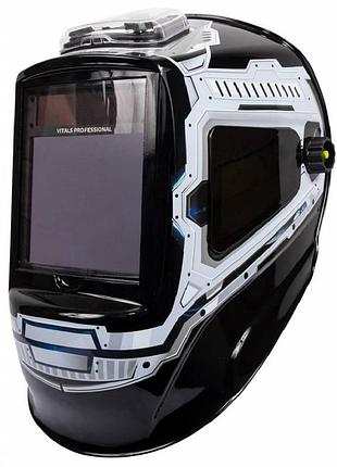 Маска зварювальника (хамелеон) з автозатемненням vitals professional 2.0 panoramic true color : din 5-13 маска для