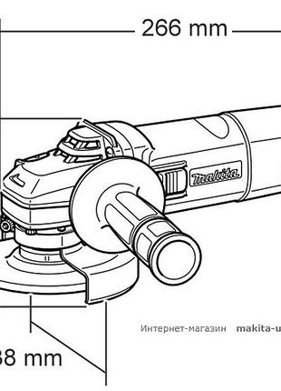 Болгарка makita ga5030_light343 4