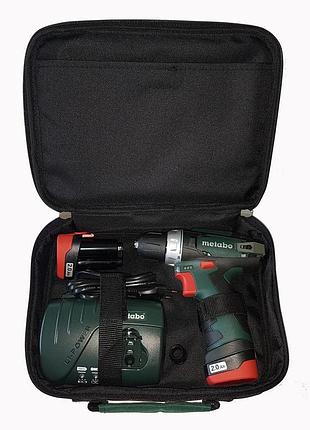 Аккумуляторный шуруповерт metabo powermaxx bs basic 2х2,0 ач в сумке (600079550)_light343 4