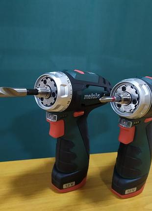 Аккумуляторный шуруповерт metabo powermaxx bs basic 2х2,0 ач в сумке (600079550)_light343 7