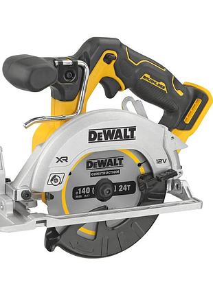 Профессиональная пила дисковая аккумуляторная бесщеточная dewalt dcs512n : без акб, 3600 об/мин, диск 140 мм_light343