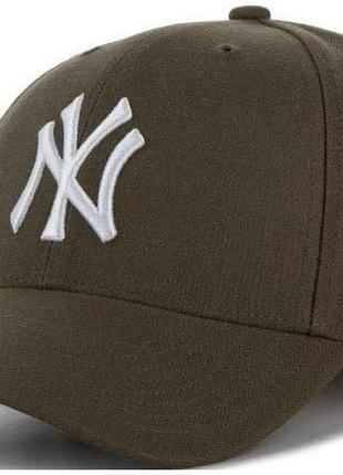 Кепка mvp 47 brand snapback new york yankees оливковий унісекс one size