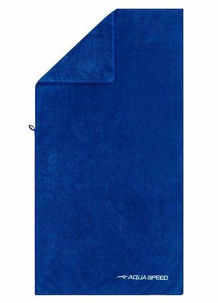 Рушник aqua speed dry coral 7037 синій унісекс 70х140 см