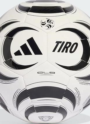 Мяч футбольный adidas tiro clb белый, черный унисекс 5