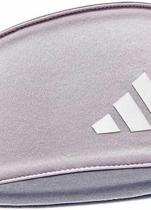 Повязка на голову adidas reversible headband фиолетовый женщины one size