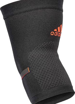 Фіксатор ліктя adidas performance elbow support чорний, червоний унісекс m