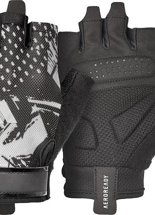 Перчатки для тренинга adidas essential training gloves черный, белый унисекс l