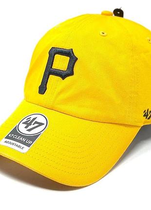 Кепка 47 brand mlb pittsburgh pirates желтый, лавандовый унисекс osfa