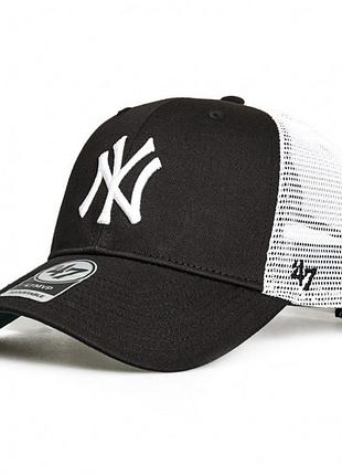 Кепка-тракер 47 brand new york yankees черный, белый унисекс osfa