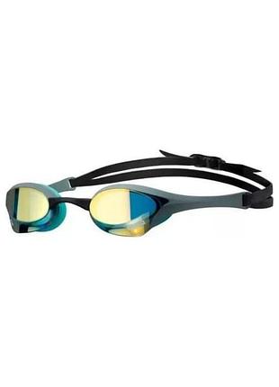 Окуляри для плавання arena cobra ultra swipe mr сірий, чорний унісекс ofsm