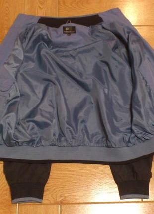 Куртка мужская синяя голубая харик чоловічий бомбер харрингтон petroleum style р.xl🇬🇧4 фото