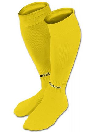 Футбольні гетри joma classic (жовті) 400054.900, жовтий, розмір (eu) — 28-33 40-46