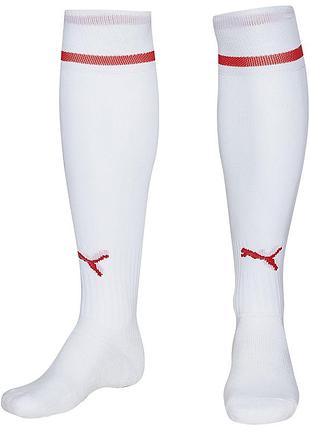 Гетры футбольные puma v5.08 белые 700478-12, белый, размер (eu) - 2 (35-38) 4 (43-46)