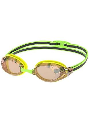 Окуляри для плавання speedo vanquisher 3.0 mirrored зелений, жовтий унісекс one size