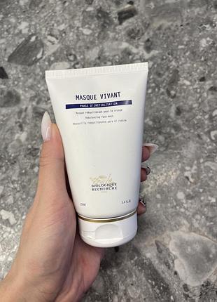 Masque vivant очищаюча маска biologique recherche mask вівант біолоджик вивант 100мл