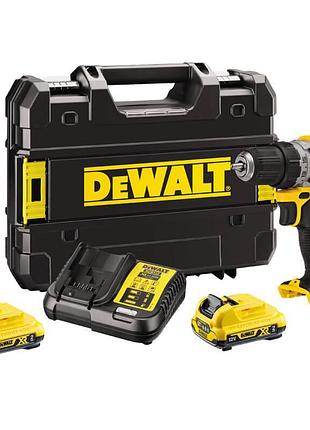 Дриль-шурупокрут акумуляторний безщітковий dewalt dcd701d2