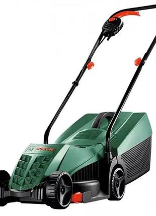 Мощная газонокосилка электрическая bosch easyrotak 32-205 : 1.2 квт, ширина захвата 32 см (06008a6300)