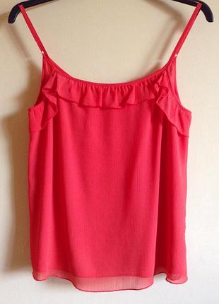 Яркая майка топ bershka