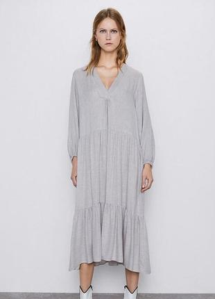Сіра вільна сукня міді з віскози zara
🌷🌷🌷🌷🌷🌷🌷🌷🌷🌷🌷
