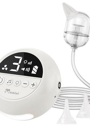 Аспиратор электрический для носа соплеотсос для новорожденных и детей до 12 лет с ночником