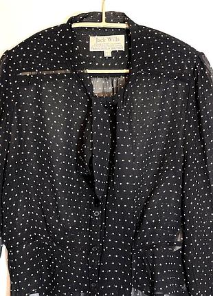 Jack wills, вінтажна шовкова блуза.