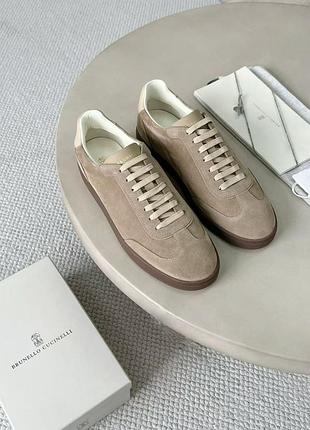 Чоловічі замшеві кеди brunello cucinelli