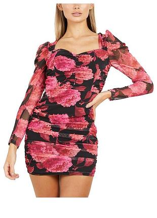 Красивое цветочное платье quiz