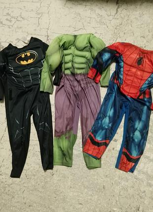 Костюми marvel халк бетман павук