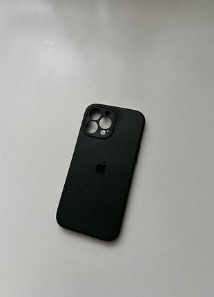 Чохол темно-зелений на iphone 13 pro max