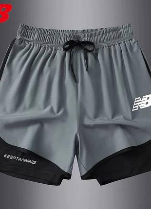 Мужские спортивные шорты new balance “keep training”