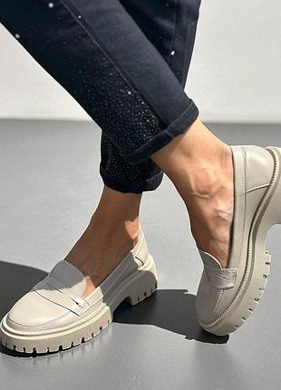 36-41 рр лофер натуральная кожа, замша бежевый, черный, красный, пудра