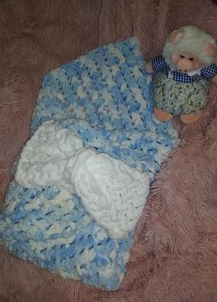 Конверт плєд у пологовий будинок ,на виписку