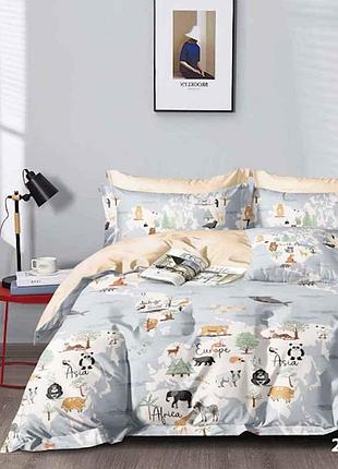 Комплект постельного белья ранфорс подросток арт.24334 тм viluta