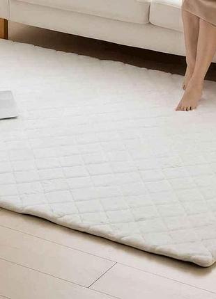 Ковер комнатный 90*180см молочный шиншилла тм mallory home