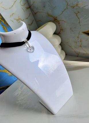 Чокер з підвіскою серце, біжутерія