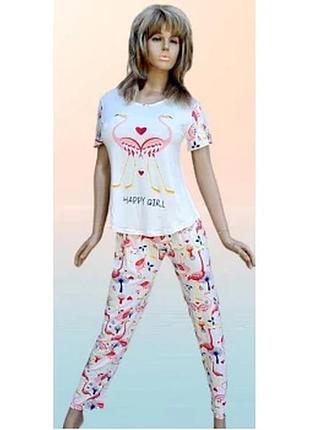 Піжама підліткова зі штанами туреччина 140-176 зріст №625 164