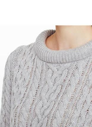 Укорочений шерстяний светр дорогого бренду4 фото