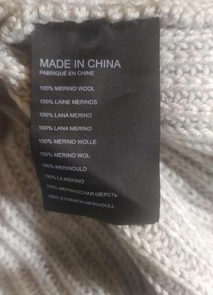 Укорочений шерстяний светр дорогого бренду6 фото