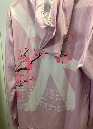 Рожева кофта з сакурою