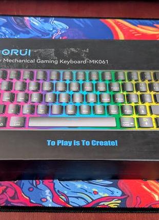 Механическая игровая клавиатура koorui mk061 на 61 клавишу