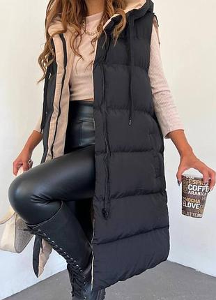 Подовжена жилетка😍 3