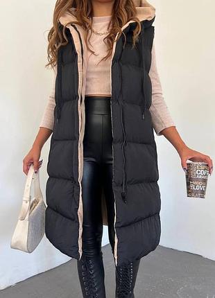 Подовжена жилетка😍 5